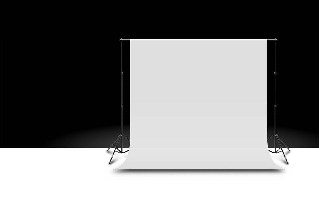 Hintergrund-Stativ-Set inkl. drei Hintergründe für das Studio oder on Location