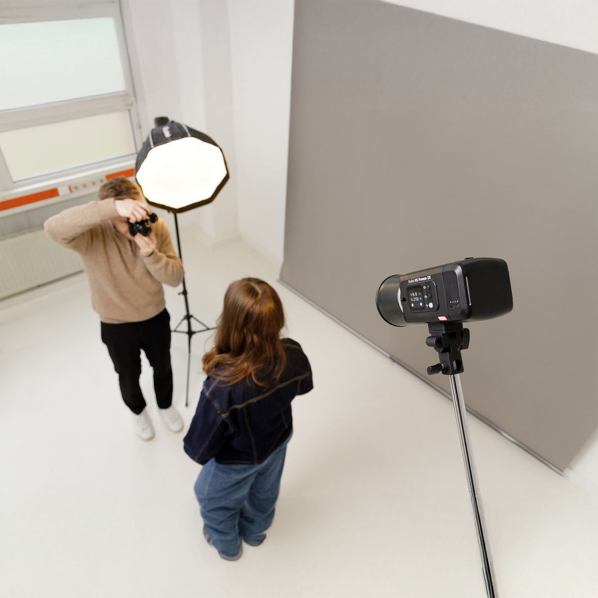Studio flash | With battery | HS Freeze 2x