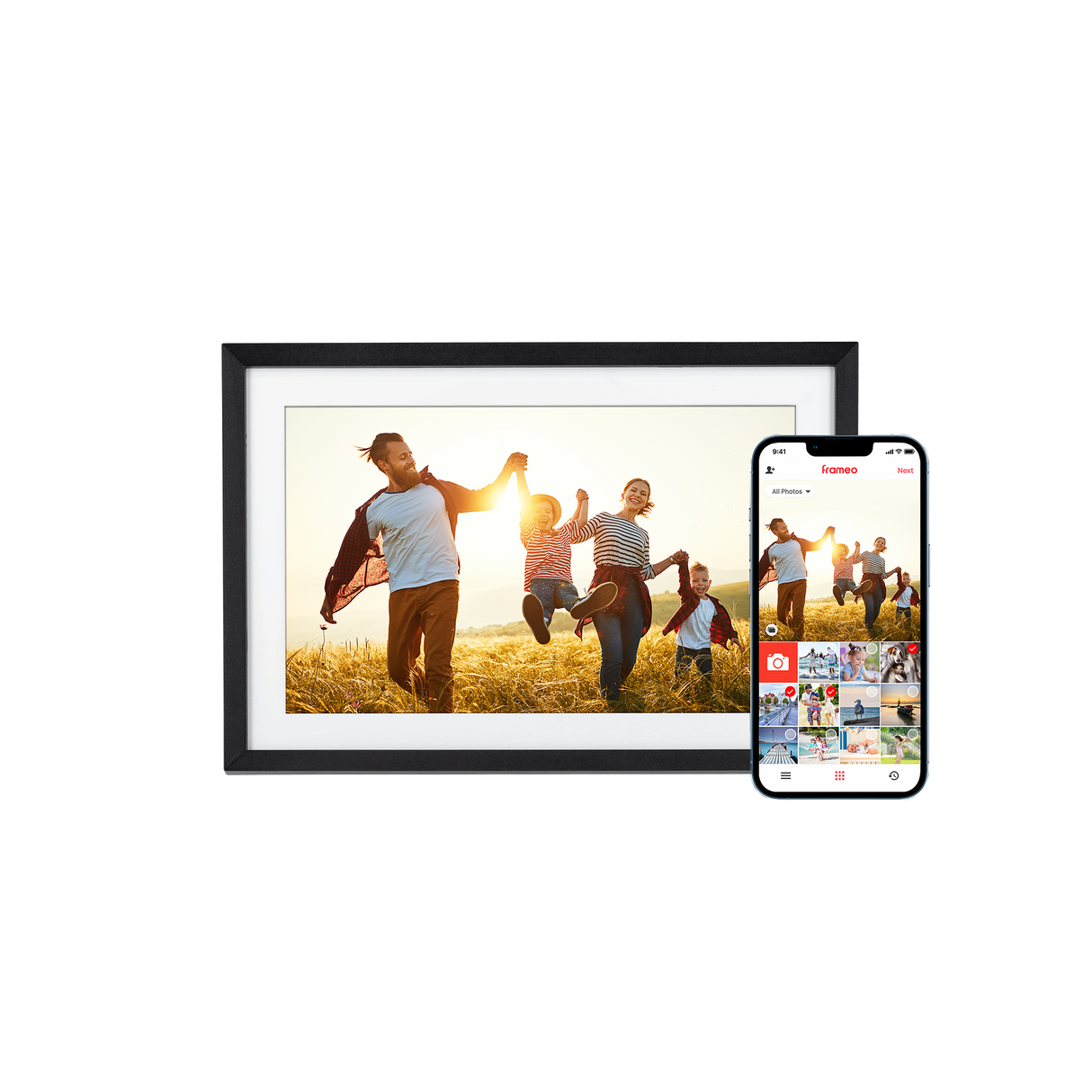 Smarter picture frame | 10 "Diagonal | WiFi | App Control | Atmosphere Light | Model 104
