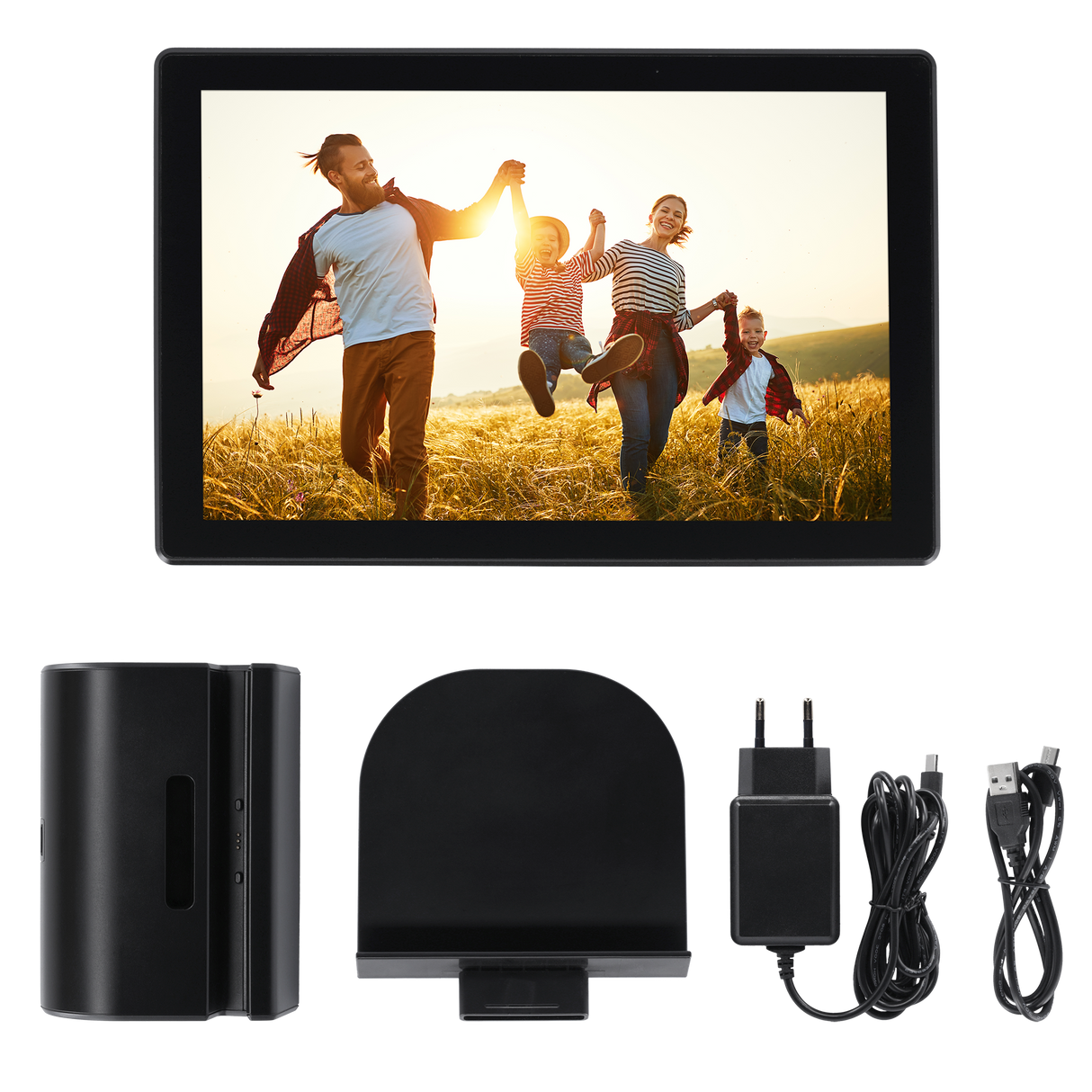 Smarter picture frame | 10 "Diagonal | WiFi | App Control | Model 106 Portable