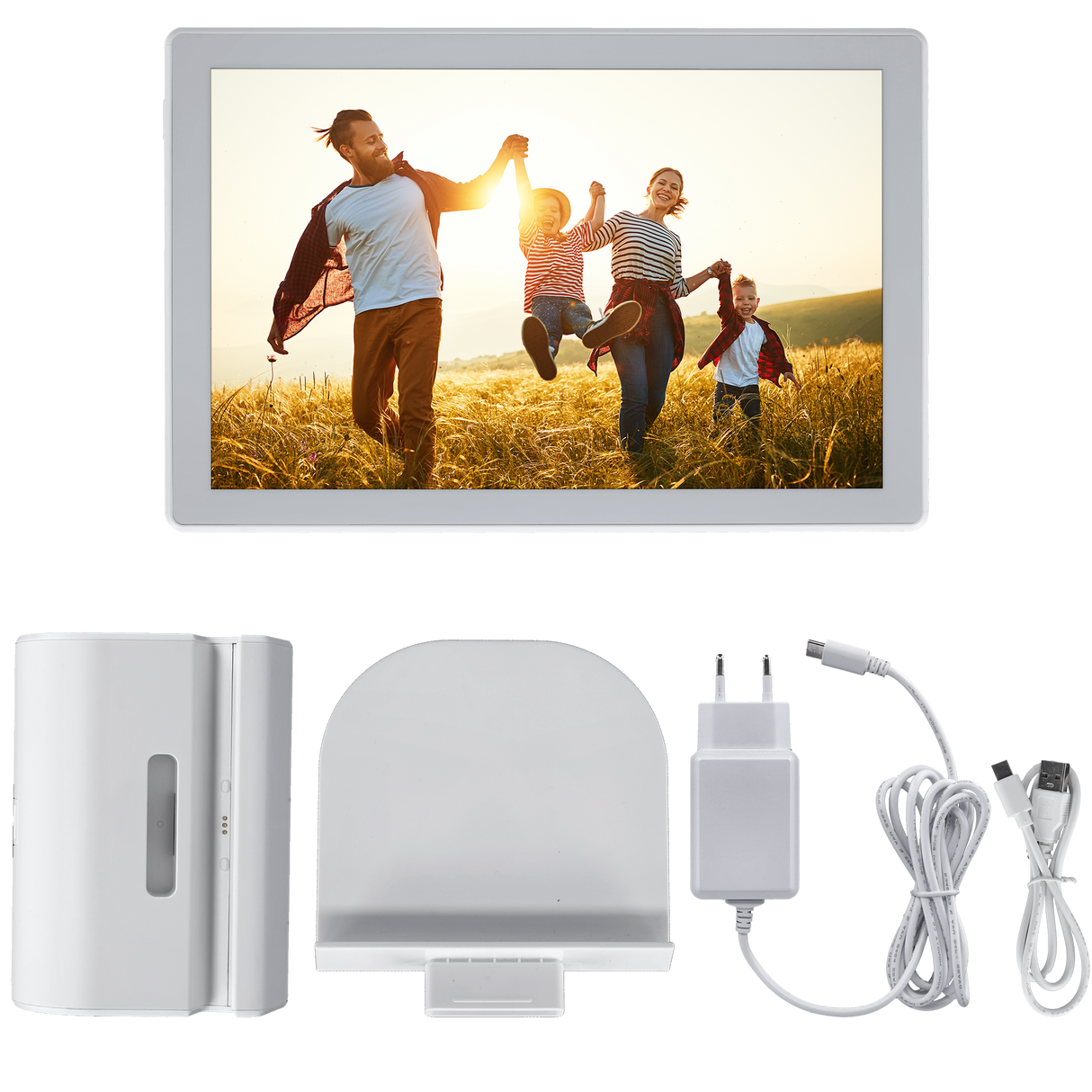 Smarter picture frame | 10 "Diagonal | WiFi | App Control | Model 106 Portable