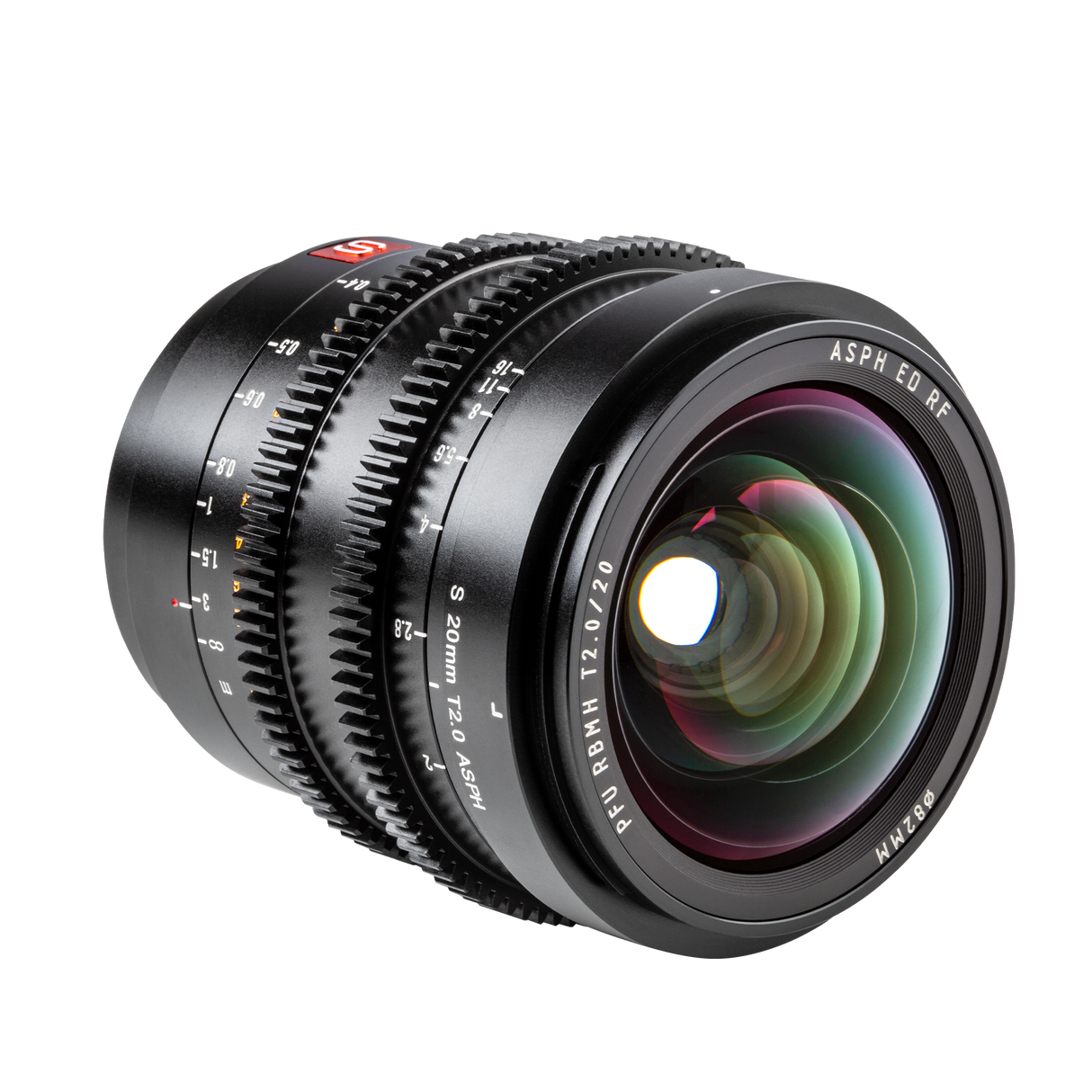20mm T/2.0 cine lens with Sony E-mount