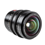 20mm T/2.0 cine lens with Sony E-mount