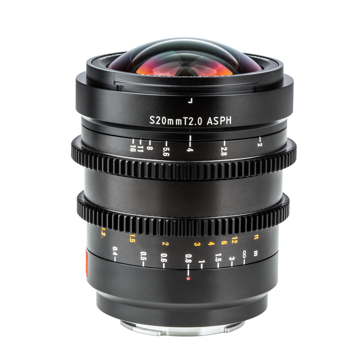 20mm T/2.0 cine lens with Sony E-mount
