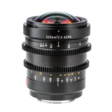 20mm T/2.0 cine lens with Sony E-mount