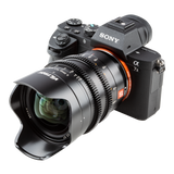 20mm T/2.0 cine lens with Sony E-mount