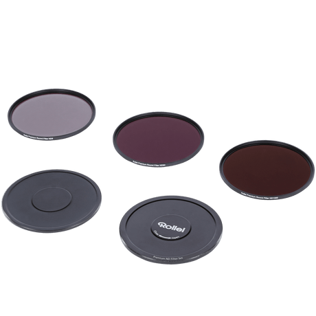 Rollei Filter Premium Rundfilter Graufilter Set (ND8 / ND64 / ND1000)
